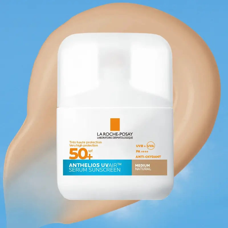 La Roche Posay Anthelios Uvair Sun Serum SPF50+ με χρώμα, μέτρια κάλυψη, 50 ml