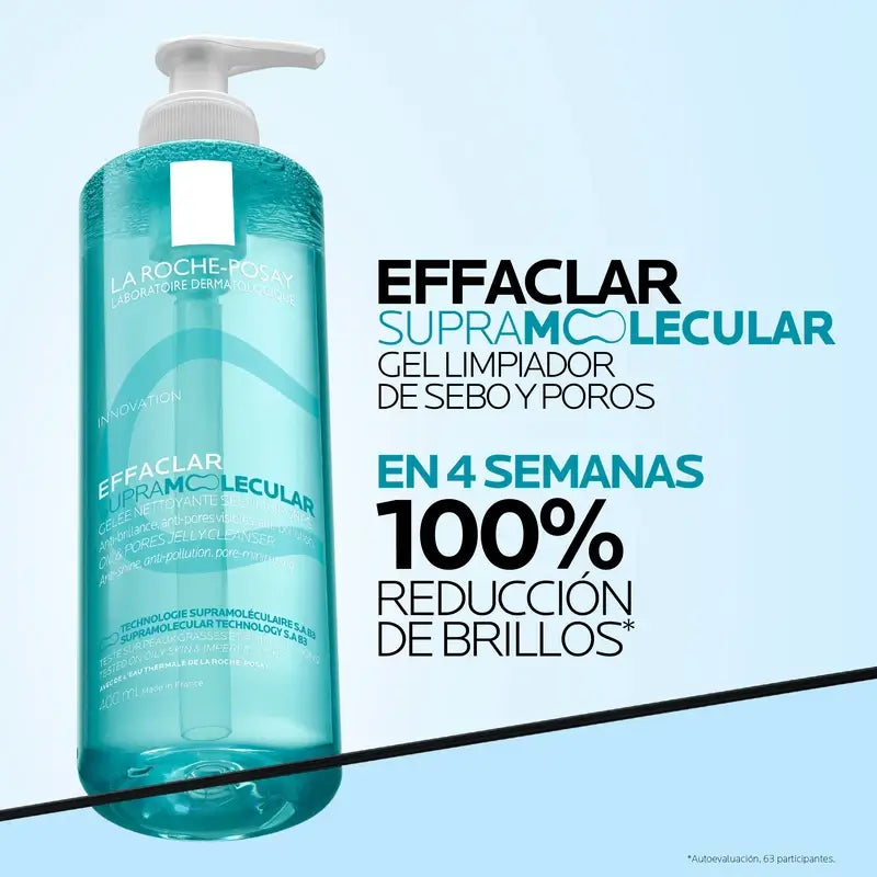 La Roche-Posay Effaclar Supramolecular Gel Καθαριστικό, 400 ml