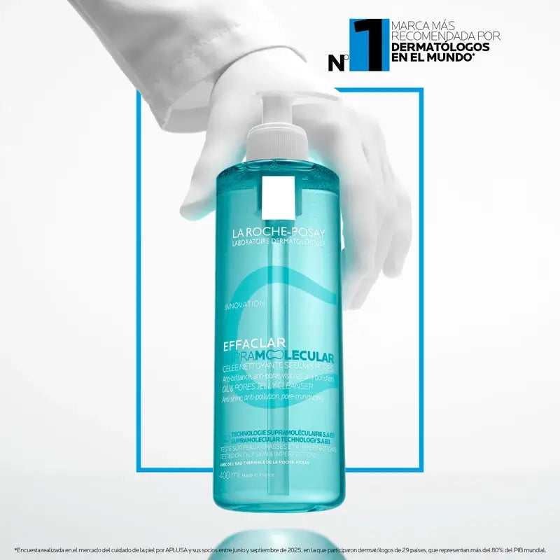 La Roche-Posay Effaclar Supramolecular Gel Καθαριστικό, 400 ml