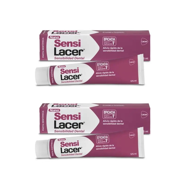 Lacer Duplo Sensilacer Οδοντόκρεμα, 2 x 125 ml
