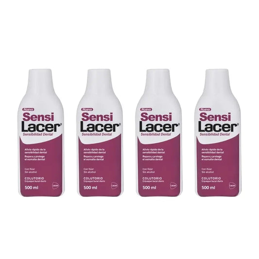 Lacer Sensilacer Στοματικό διάλυμα, Συσκευασία 4 x 500 ml