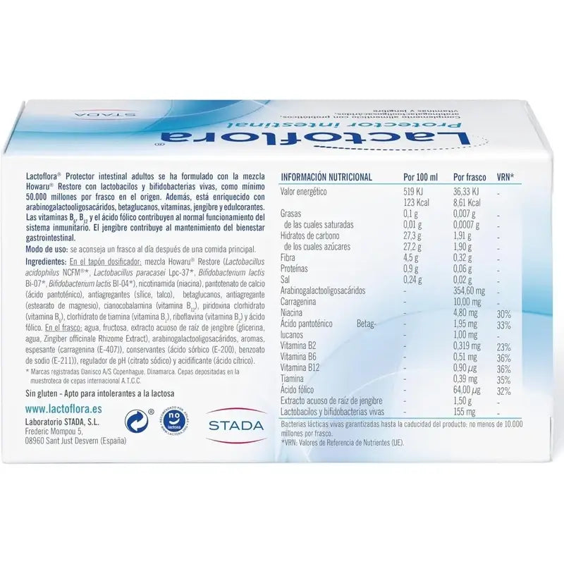 Lactoflora για ενήλικες, 3 x 10 φιαλίδια