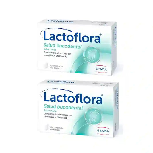 Lactoflora Στοματική Φροντίδα Μέντα, 2×30 δισκία 