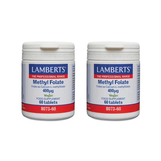 Lamberts Μεθυλοφολικό 400 mg, 2X60 δισκία 
