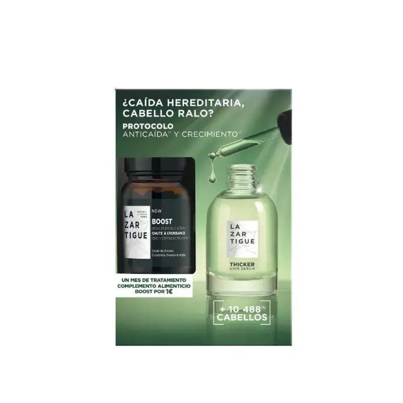 Lazartigue Pack Thicker + Boost Δωρεάν, 2 τεμάχια