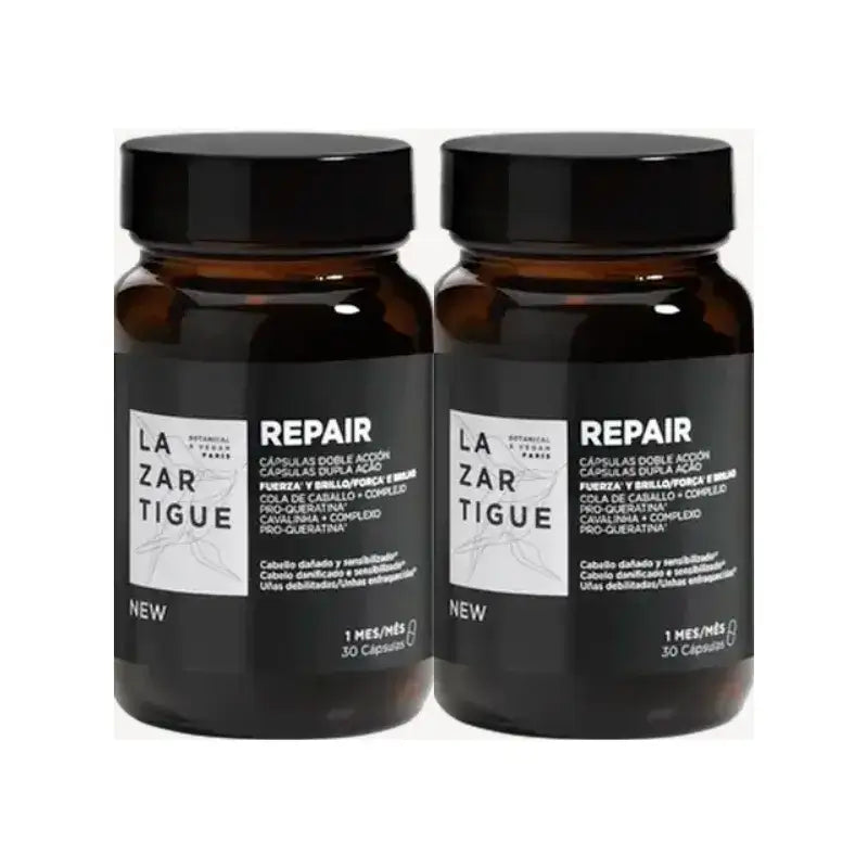 Lazartigue Repair Capsules, Συσκευασία 2 x 30 ml
