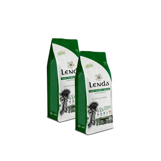 Lenda για ενήλικα σκυλιά με γεύση αρνιού 2 kg, συσκευασία 2 τεμαχίων