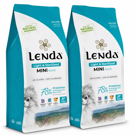 Lenda Perro Mini Light Sterilized, 2 × 2 kg