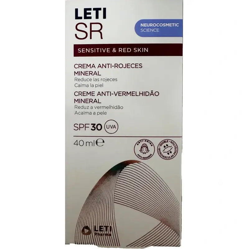 Leti Sr Αντικουκκιδική Κρέμα με Ορυκτά SPF30, 40 ml