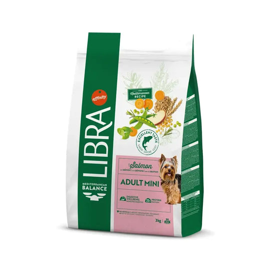 Libra Canine Adult Mini Salmon 3Kg, τροφή για σκύλους