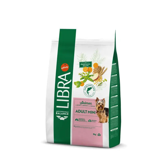 Libra Canine Adult Mini Salmon 8Kg, τροφή για σκύλους