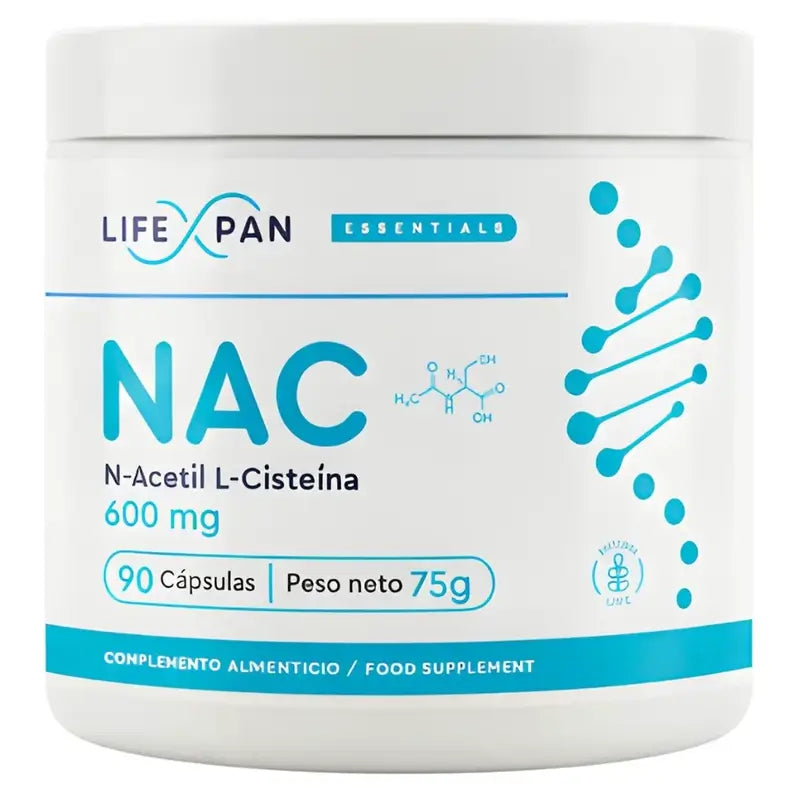 Lifexpan Nac 600 mg N-ακετυλοκυστεΐνη, 90 κάψουλες