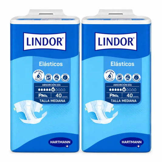 Lindor Ελαστικές πάνες ημέρας, μέγεθος M, 80 τεμάχια
