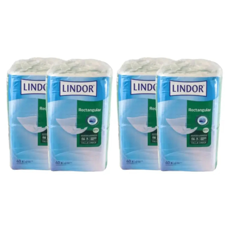 Lindor Πάνες Ορθογώνιες Super Noche, Συσκευασία 2 x 80 τεμάχια