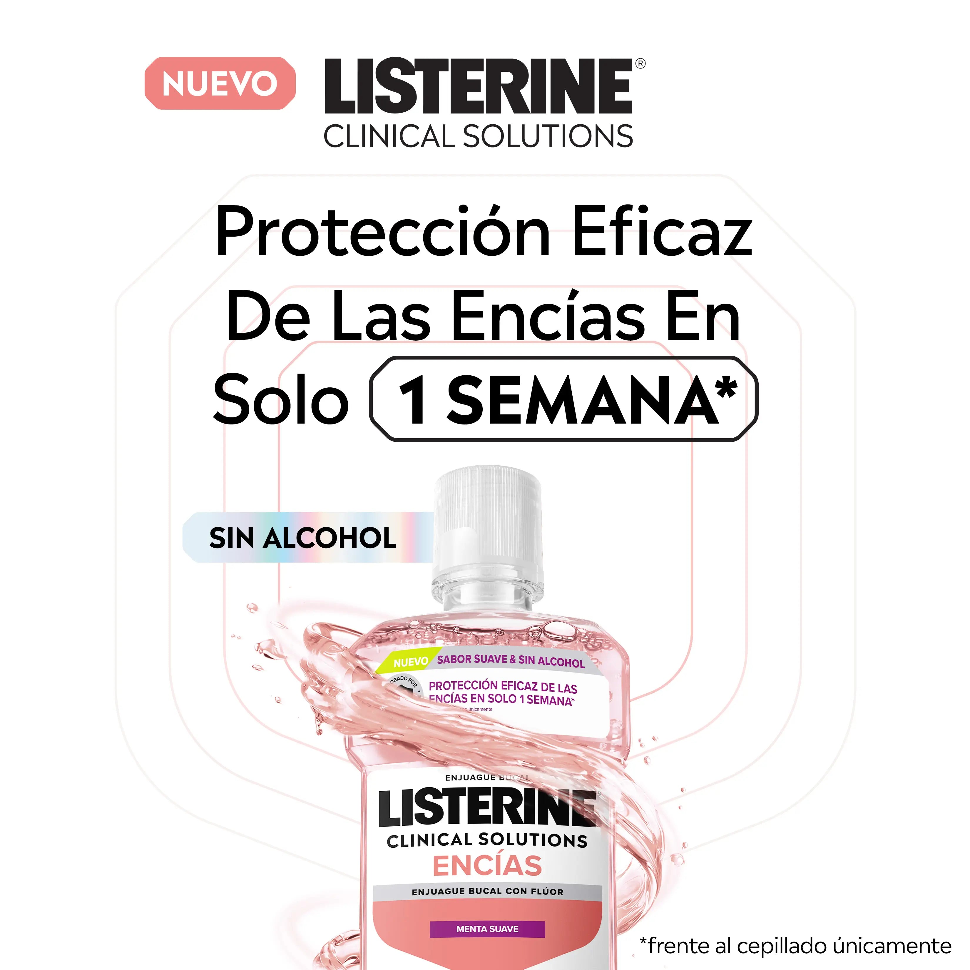 Listerine Clinical Solutions Ούλα, Απαλή Γεύση, 500 ml