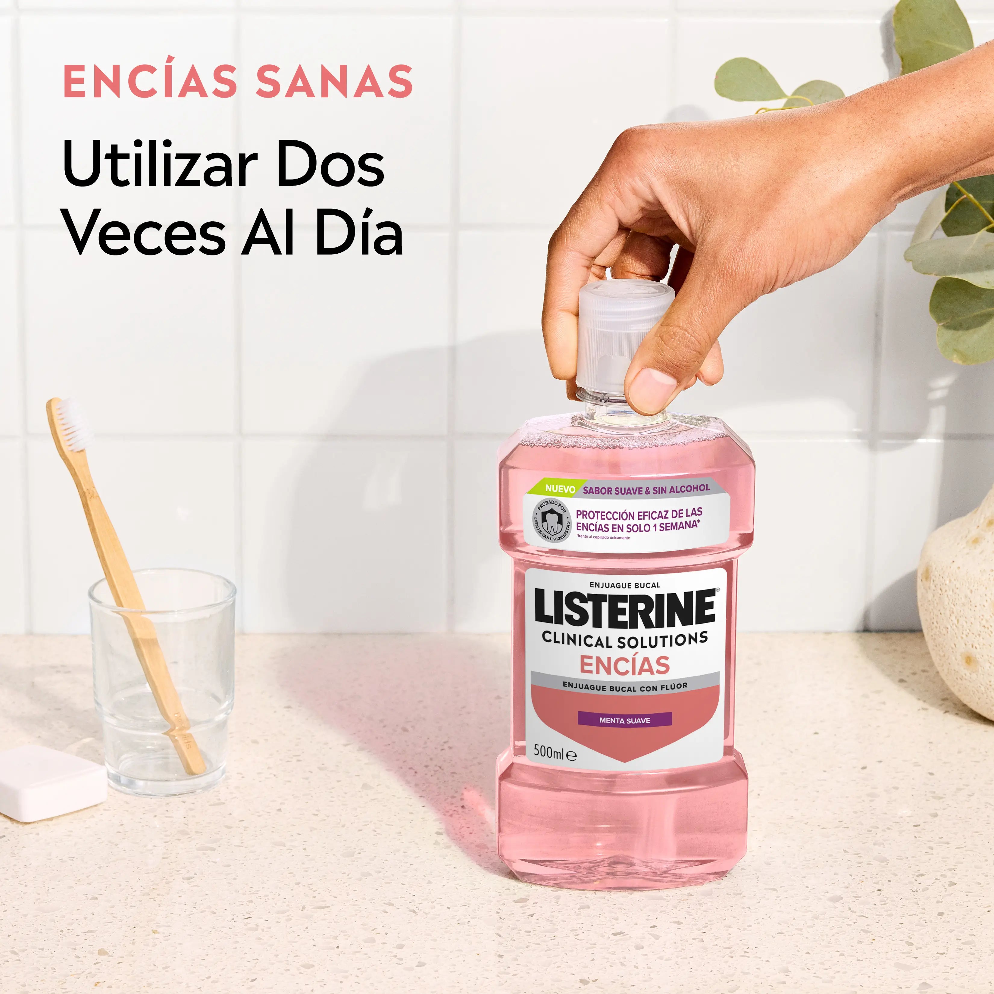 Listerine Clinical Solutions Ούλα, Απαλή Γεύση, 500 ml