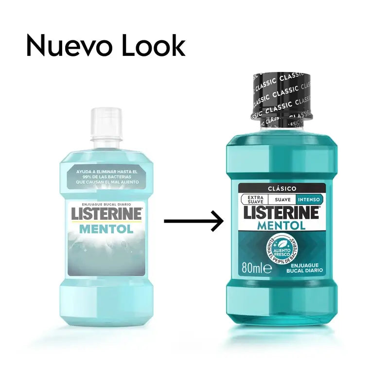 Listerine Στοματικό Διάλυμα με Μέντα, 80 ml