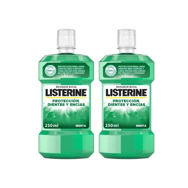 Listerine Στοματικό διάλυμα για δόντια και ούλα, συσκευασία 2 x 250 ml