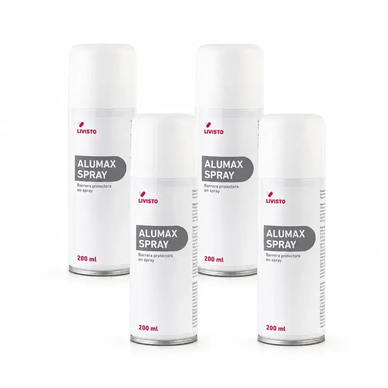 Livisto Alumax Σπρέι, συσκευασία 4 x 200 ml