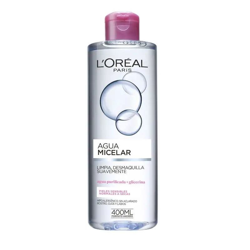 L'Oréal Paris Μικκυλιακό Νερό για Κανονικό έως Ξηρό Δέρμα 400 ml