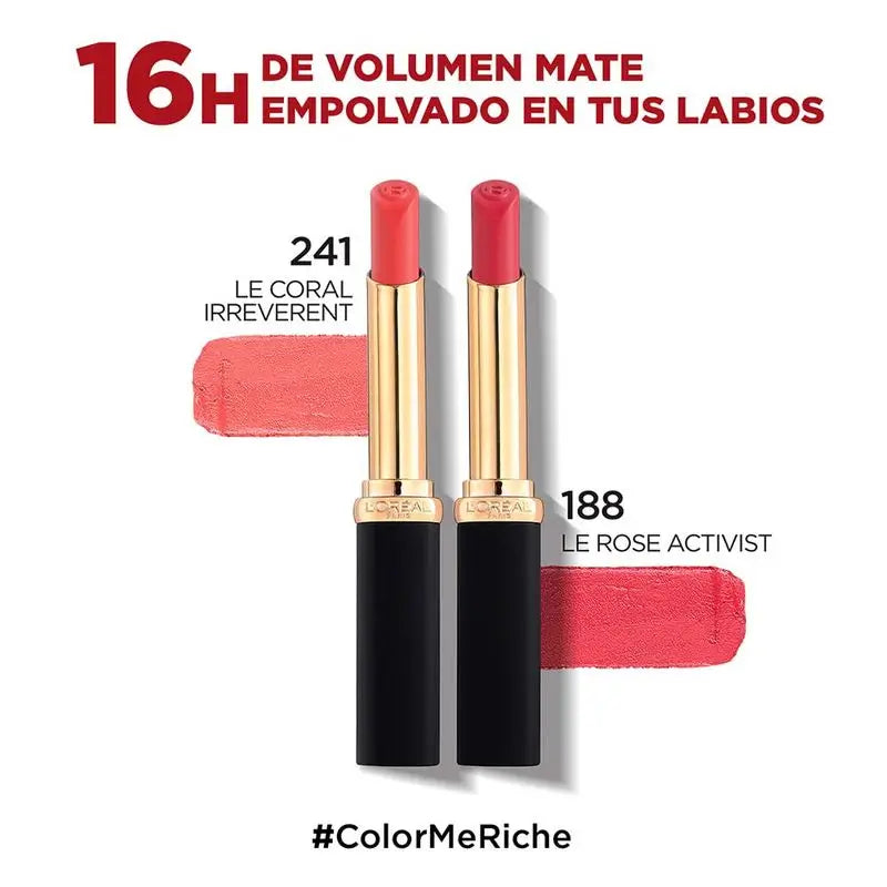 L'Oréal Paris Κραγιόν Color Riche Intense Volume Mate Απόχρωση 188 Rose Activist