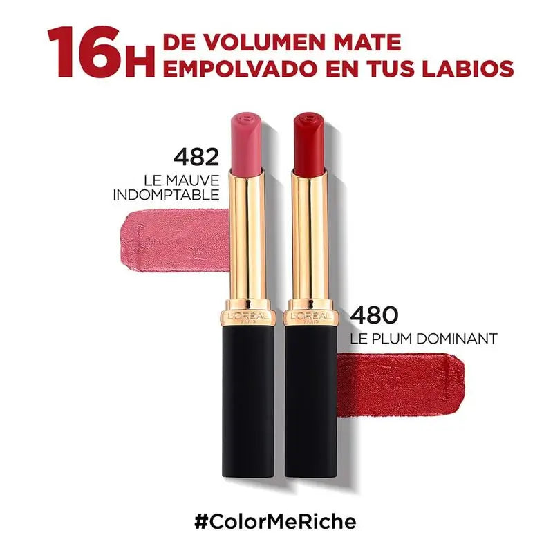 L'Oréal Paris Κραγιόν Color Riche Intense Volume Mate Απόχρωση 480 Plum Dominant