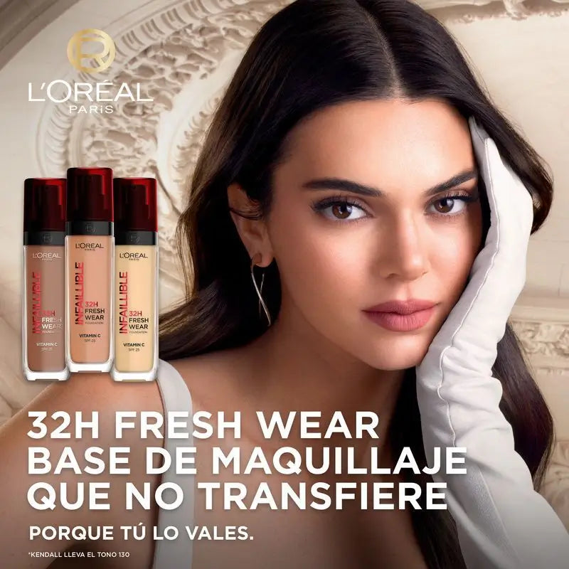 L'Oréal Paris Βάση μακιγιάζ Infaillible 32H Freshwear 30 ml Απόχρωση 130