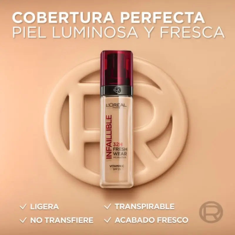L'Oréal Paris Βάση Μακιγιάζ Infaillible 32H Freshwear 30 ml Απόχρωση 235