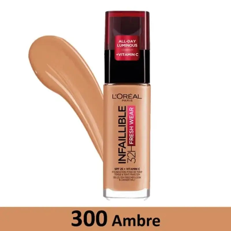 L'Oréal Paris Infaillible 32H Freshwear Βάση Μακιγιάζ 30 ml Απόχρωση 300