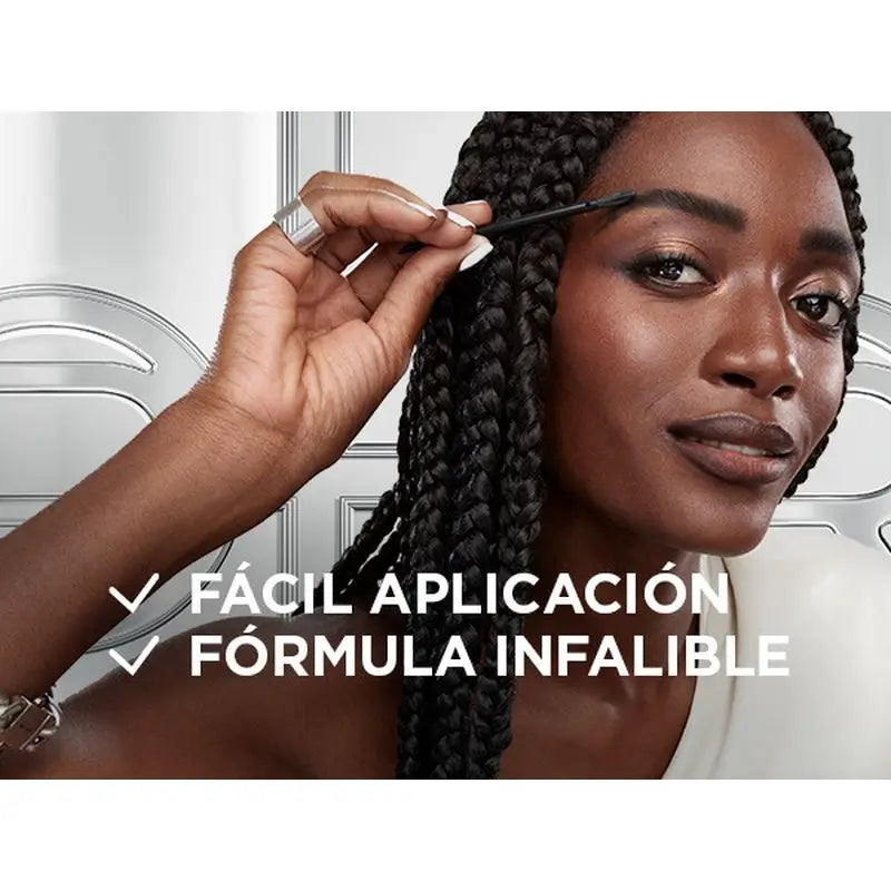 L'Oréal Paris Brow Color Ημιμόνιμη βαφή φρυδιών 1.0 Μαύρο