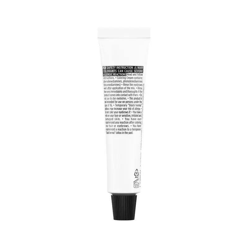 L'Oréal Paris Brow Color Ημιμόνιμη βαφή φρυδιών 1.0 Μαύρο