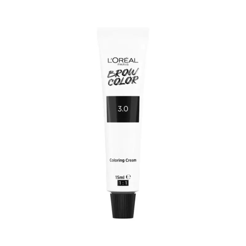 L'Oréal Paris Brow Color Ημιμόνιμη βαφή φρυδιών 3.0 Dark Brunette