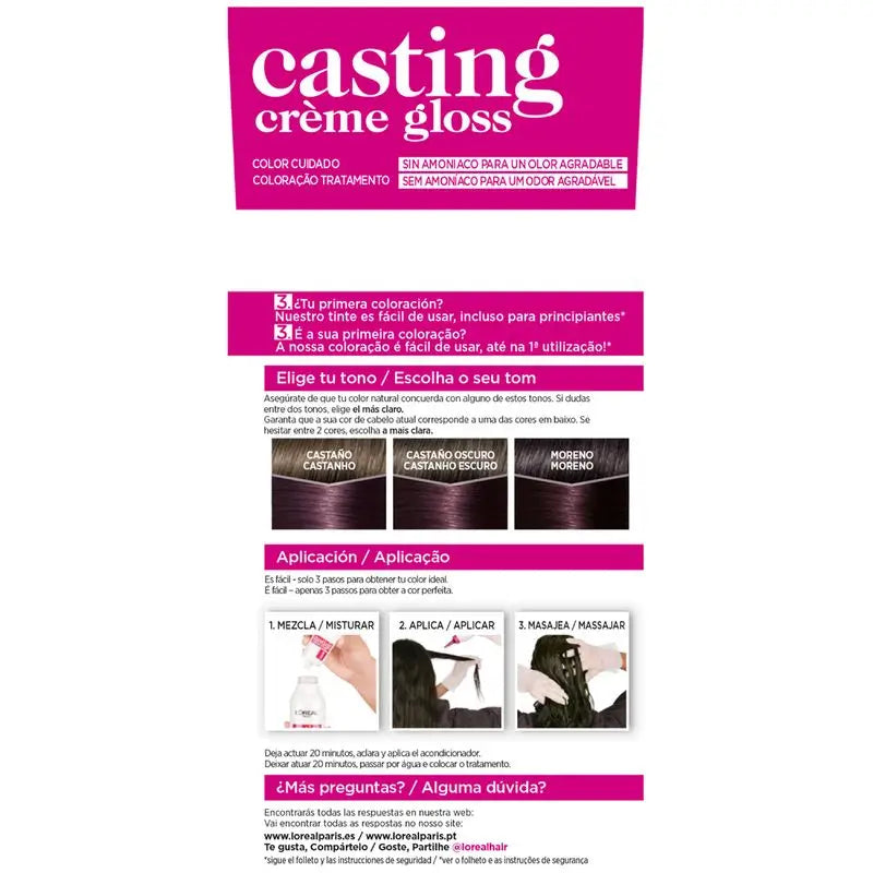L'Oréal Paris Casting Creme Gloss Baño De Color 316 Βιολί