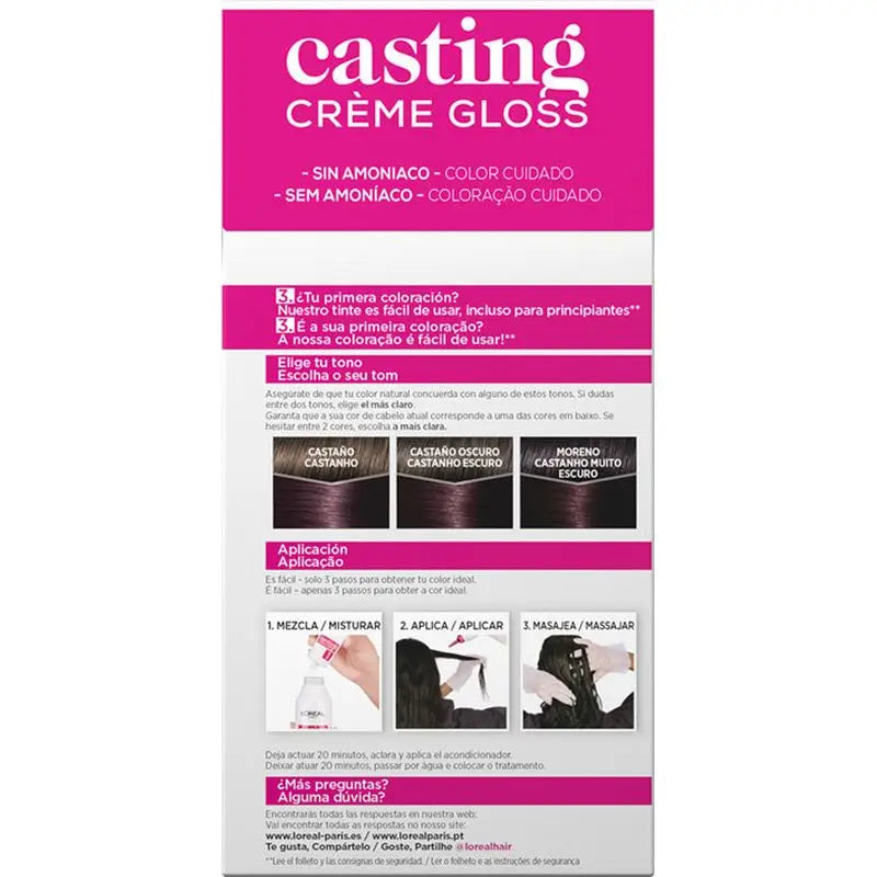 L'Oréal Paris Casting Creme Gloss Baño De Color 316 Βιολί