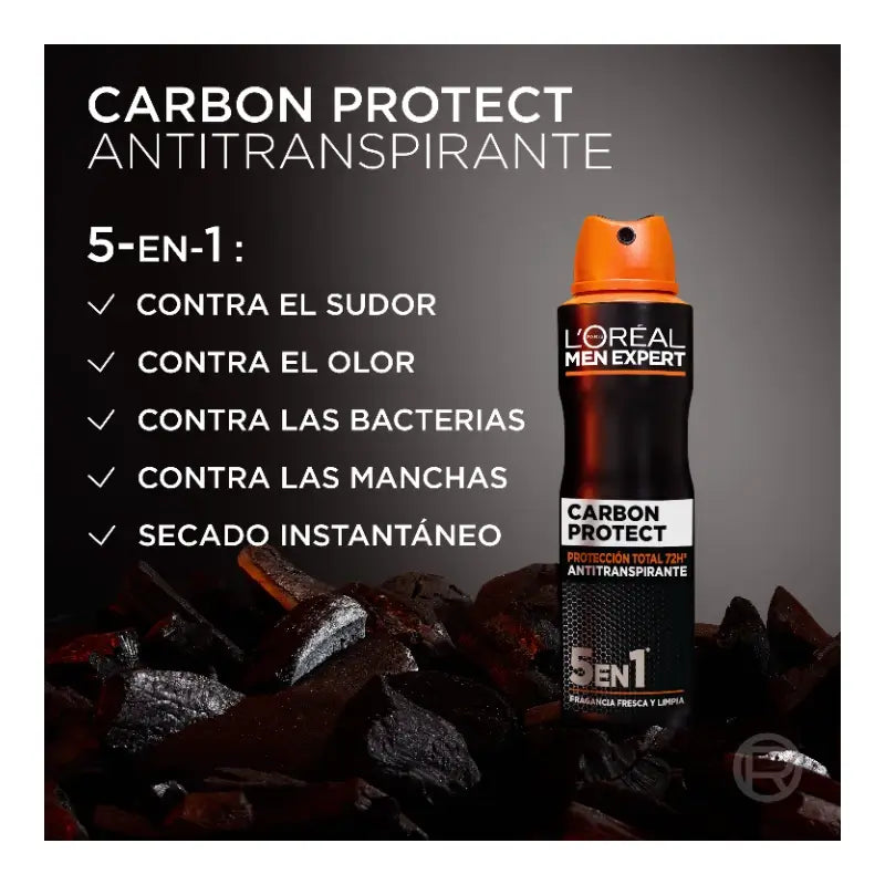 L'Oreal Paris Αποσμητικό Σπρέι, Πλήρης Προστασία 48 Ωρών, Για Άνδρες, 150 ml