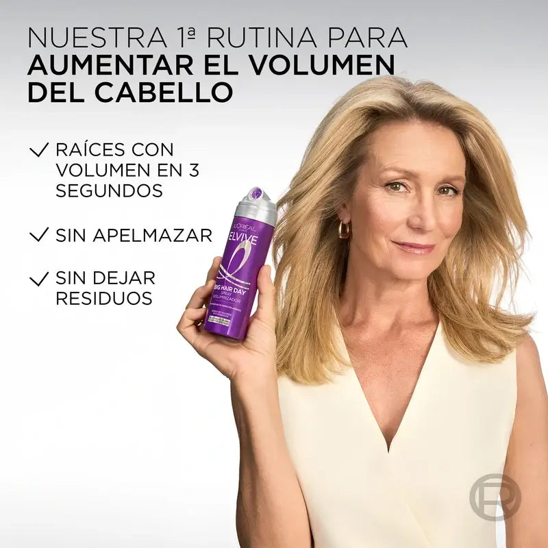 L'Oréal Paris Elvive Big Hair Day Αναζωογονητικό Σπρέι Όγκου, 200 ml