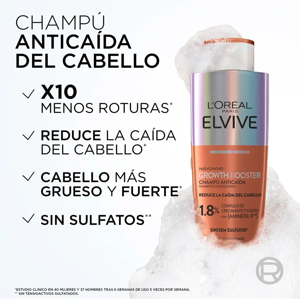L'Oreal Paris Elvive Σαμπουάν κατά της τριχόπτωσης Growth Booster, 200 ml