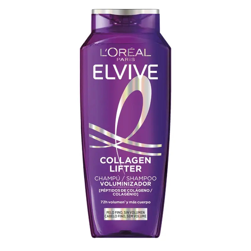L'Oréal Paris Elvive, Σαμπουάν για όγκο, με πεπτίδια κολλαγόνου, 700 ml