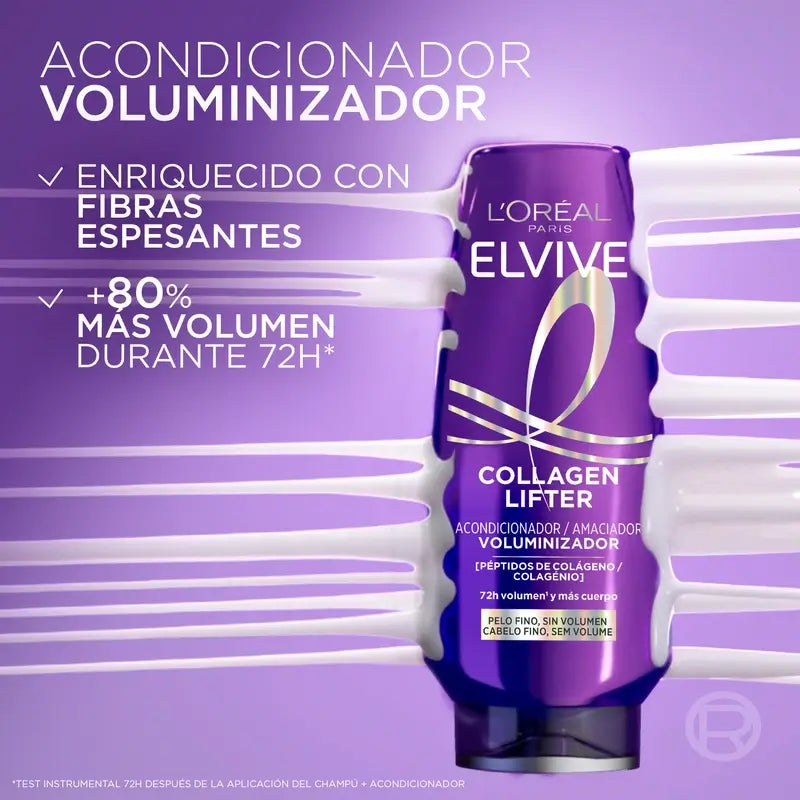 L'Oréal Paris Elvive Collagen Lifter  Μαλακτικό για όγκο, 300 ml