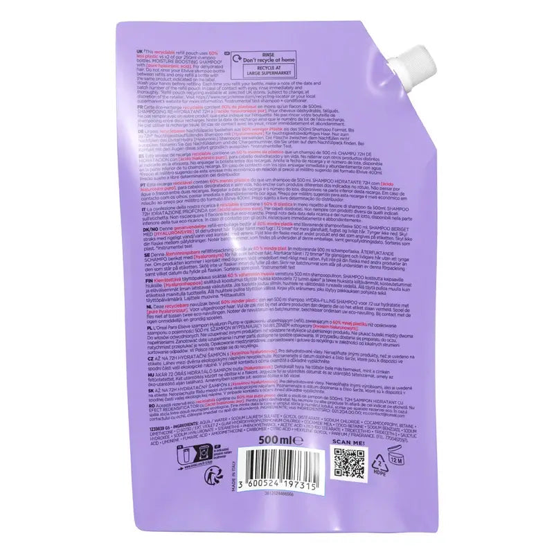 L'Oreal Paris Elvive Ecopack Hyaluron 500 ml