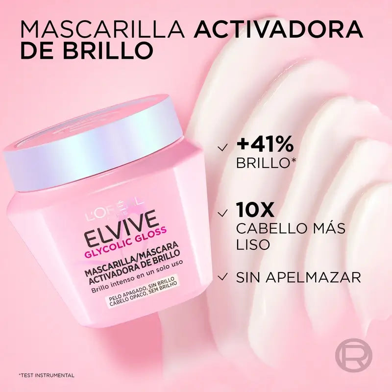 L'Oréal Paris Elvive Glycolic Gloss Μάσκα για λάμψη, 310 ml