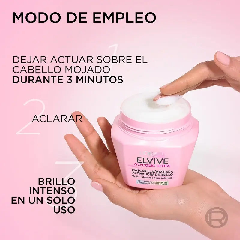 L'Oréal Paris Elvive Glycolic Gloss Μάσκα για λάμψη, 310 ml