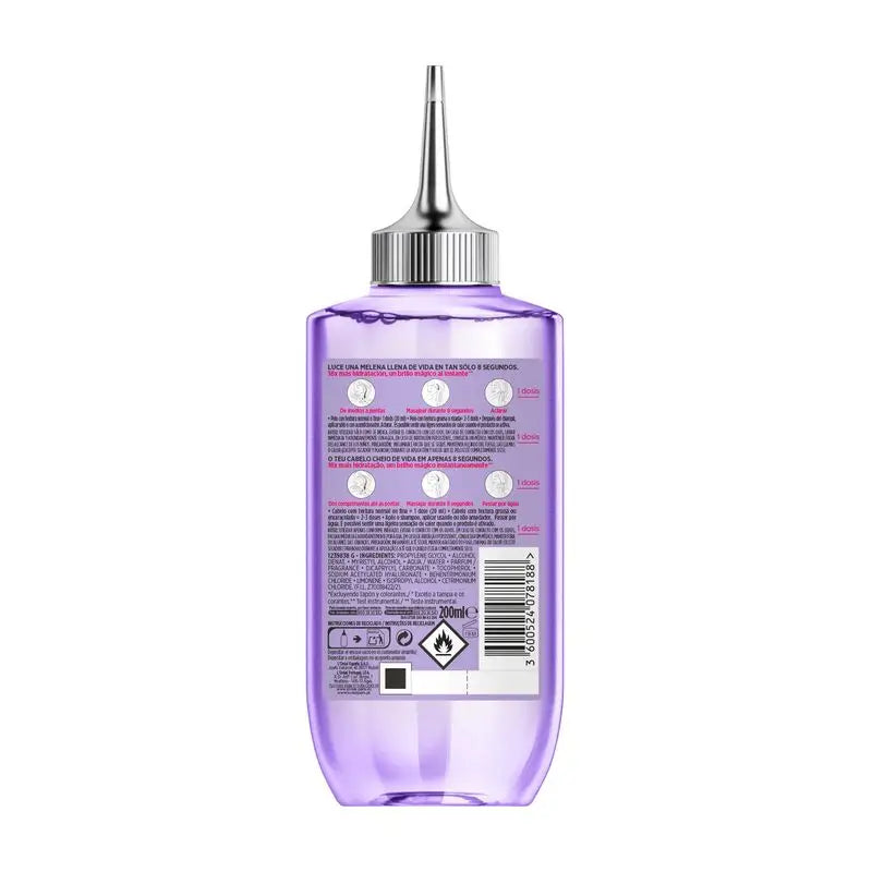 L'Oréal Paris Elvive Hidra Hialurónico Magic Water: Θεραπεία μαλλιών 8S, τεχνολογία Lamelar, 200 ml