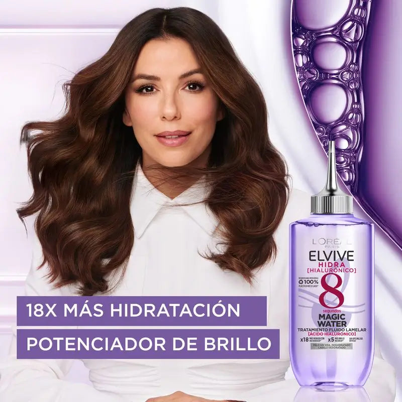 L'Oréal Paris Elvive Hidra Hialurónico Magic Water: Θεραπεία μαλλιών 8S, τεχνολογία Lamelar, 200 ml