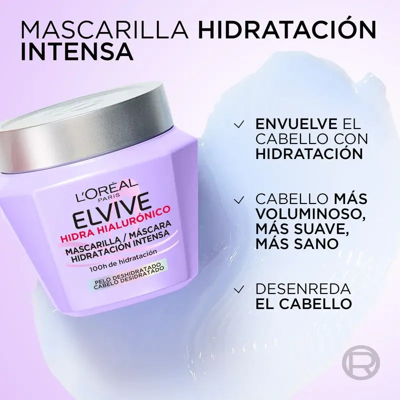 L'Oréal Paris Elvive Hyaluron Μάσκα Moisture Lock, 310 ml