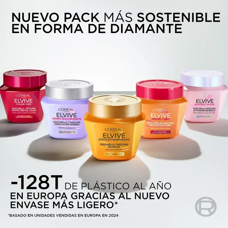 L'Oréal Paris Elvive Hyaluron Μάσκα Moisture Lock, 310 ml