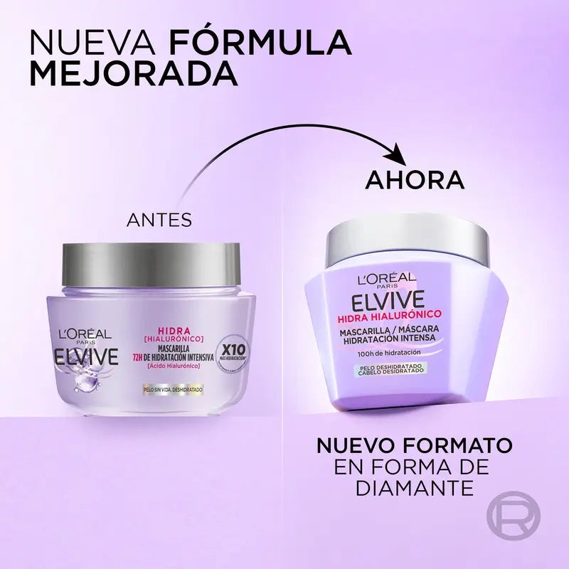 L'Oréal Paris Elvive Hyaluron Μάσκα Moisture Lock, 310 ml