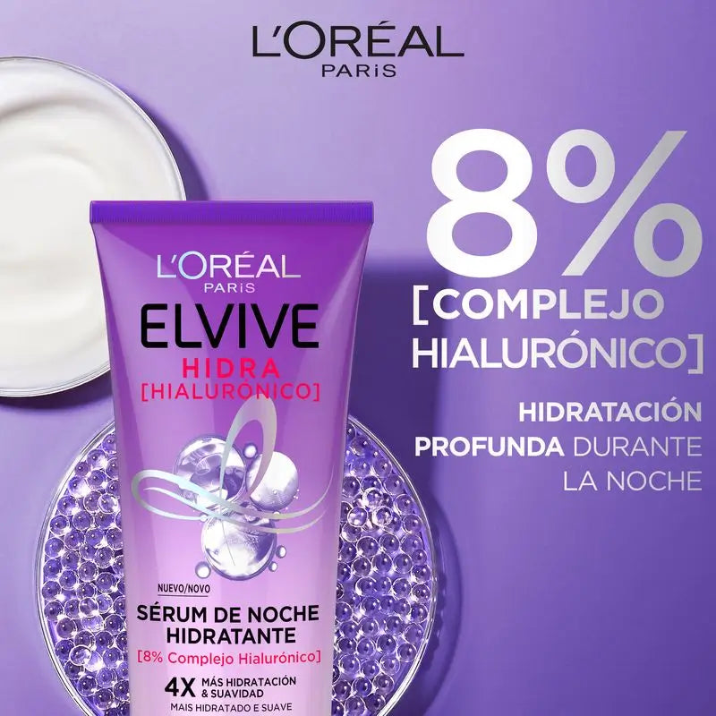 L'Oréal Paris Elvive Hidra Hialuronico Ενυδατικό Ορό Νυκτός