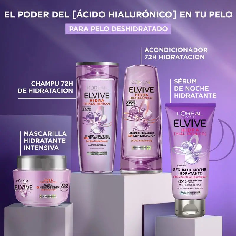L'Oréal Paris Elvive Hidra Hialuronico Ενυδατικό Ορό Νυκτός