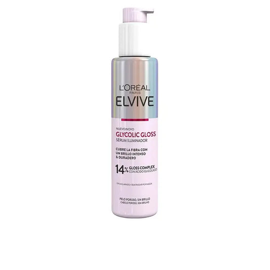 L'Oréal Paris Elvive Glycolic Gloss Serum με γλυκολικό οξύ – Απαλά και λαμπερά μαλλιά